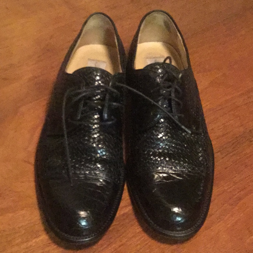 Mezlan Genuine Crocodile Shoes - 8.5